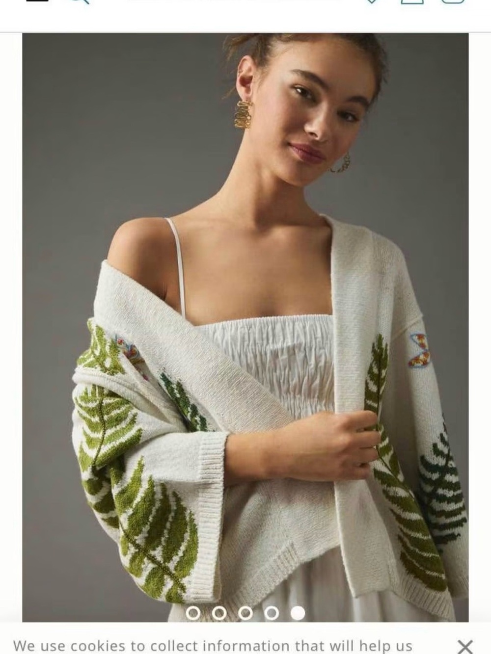 Gorgeous Anthropologie Fern Cardigan in XS/S! 🌿✨ - Picture 8 of 8